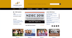 Desktop Screenshot of isnz.org.nz