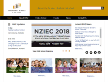 Tablet Screenshot of isnz.org.nz